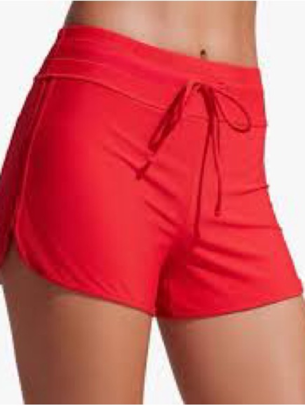 Athleta swim Red Drawstring Active Shorts